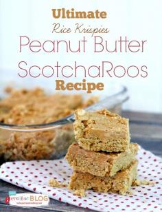 Ultimate Rice Krispies Peanut Butter ScotchaRoos