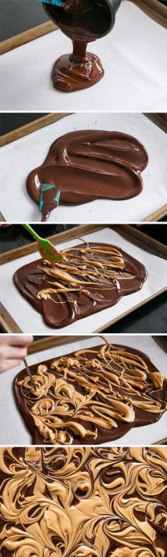 
                    
                        Chocolate Peanut Butter Bark
                    
                