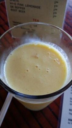 
                    
                        Dreaming of my next Lassi Frappe.  Well, it's not that hard to make - so I will make my own.  Remember,  just mango, banana, pineapple and yogurt.  A very refreshing drink.
                    
                