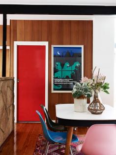 
                    
                        The Sydney home of comedian Tim Ross, his wife Michelle and their kids Bugsy and Bobby! Photo – Eve Wilson, production – Lucy Feagins / thedesignfiles.net
                    
                