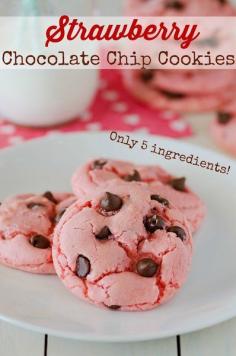 
                    
                        Strawberry Chocolate Chip Cookies
                    
                