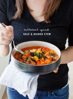 
                    
                        Butternut Squash, Kale & Quinoa Stew
                    
                