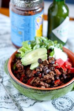 
                    
                        Taco Turkey & Black Bean Rice Bowls #recipe #easymeals #tacos
                    
                