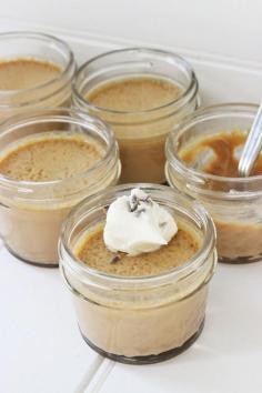 Earl Grey Pots de Creme - love the idea of making pots de creme in small mason jars
