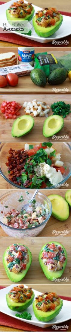 BLT avocados. But no bread or mayo...ick
