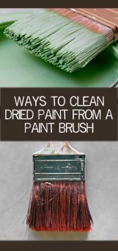 
                    
                        Ways to Clean Dried Paint From a Paint Brush
                    
                