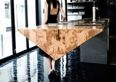 
                    
                        This Restaurant Has A Long Cantilevered Prism Table | CONTEMPORIST
                    
                