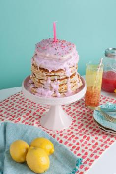 
                    
                        These Celebratory Pancakes are the Ideal Breakfast For Your Special Day #desserts trendhunter.com
                    
                