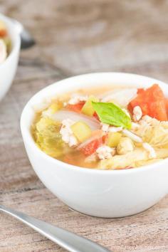 
                    
                        Healthy Cabbage Soup - This Healthy Cabbage Soup is low-fat, guilt-free and will satisfy your appetite without adding calories. It doesn’t taste low fat!
                    
                
