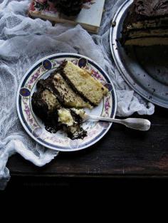 
                    
                        blood orange cake with dark chocolate + blood orange frosting
                    
                