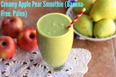 
                    
                        Creamy Apple Pear Smoothie (Banana-Free, Paleo)
                    
                
