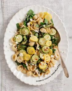 
                    
                        Lemony Summer Squash Orecchiette
                    
                