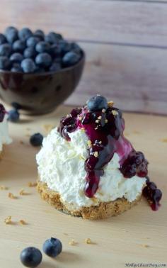 
                    
                        NO BAKE BLUEBERRY CHEESECAKE
                    
                