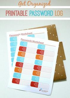 
                    
                        Free Printable Password Log Tracker  TodaysCreativeblo...
                    
                