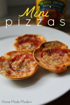 
                    
                        Home Made Modern: Mini Pizzas
                    
                