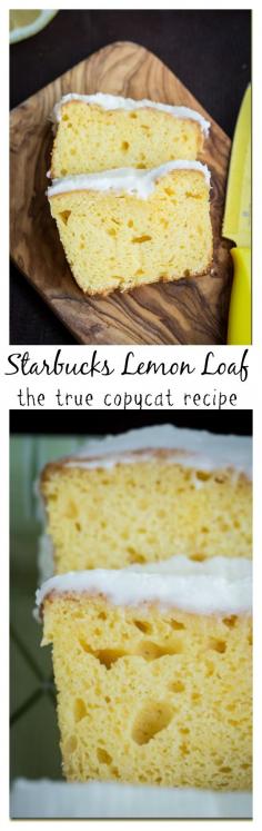 Starbucks' lemon loaf cake, the true copycat recipe | Let the baking begin
