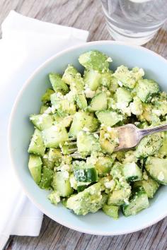 Cucumber feta salad