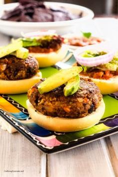 
                    
                        Mexican Quinoa Burgers
                    
                