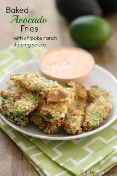 Avocados and chipotle sauce