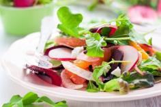 Citrus and Spinach Salad with Creamy Lemon Dressing