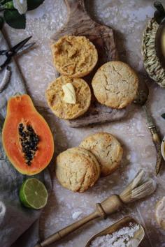 
                    
                        PAPAYA AND LIME SCONES
                    
                