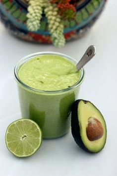 
                    
                        Creamy Avocado Dressing // Gluten-free, Dairy-free w/ Vegan Option // Tasty Yummies // www.tasty-yummies...
                    
                