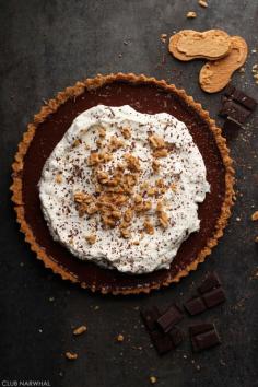 
                    
                        easy chocOlate tart with nutter butter crust
                    
                