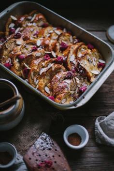 
                    
                        raspberry almond baked French toast
                    
                