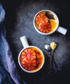 
                    
                        Blood Orange Chocolate-Bottomed Crème Brûlée for Two
                    
                