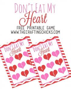 
                    
                        Valentine Version of Don’t Eat Pete - Free Printable - This is great for class parties!
                    
                