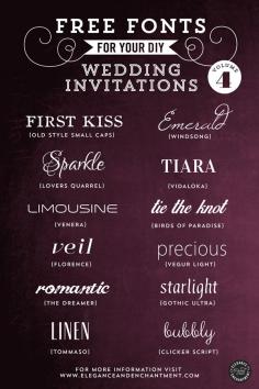 Wedding #fonts