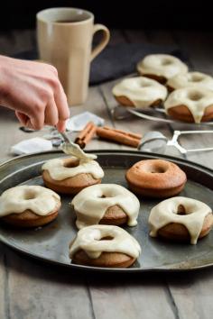 
                    
                        Baked Chai Latte Doughnuts and Vanilla Bean Icing
                    
                