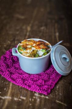 
                    
                        Frango do Campo: Flan de brócolos e batata-doce
                    
                