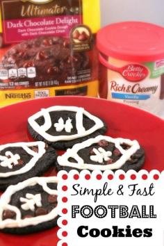 How to Make Easy Football Cookies