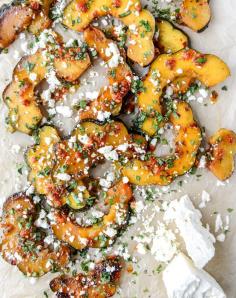 
                    
                        spicy roasted squash with feta + herbs I howsweeteats.com
                    
                