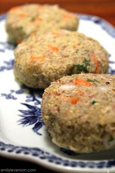 
                    
                        Quinoa vegan patties - Dairy Free, Gluten Free, Soy Free, Egg Free and Corn Free.
                    
                