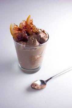 
                    
                        Chocolate Ricotta Mousse with Candied Blood Orange
                    
                