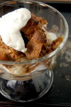 
                    
                        Walnut and brown sugar bread pudding
                    
                