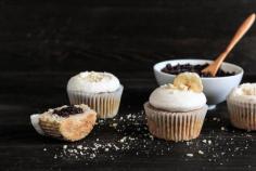 
                    
                        Banana Chocolate Hazelnut Cupcakes
                    
                
