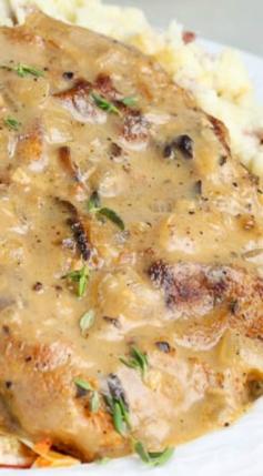 Baked Mushroom Pork Chops