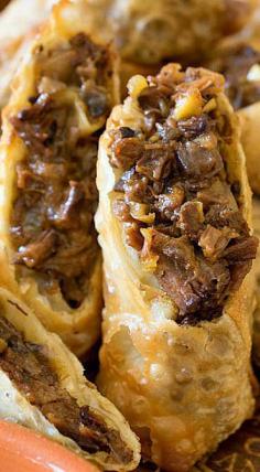 Cheesesteak Egg Rolls