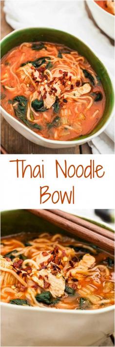 
                    
                        Delicious Chicken Noodle Soup with a Thai twist.
                    
                