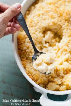 
                    
                        Baked Cauliflower Macaroni & Cheese from thelittlekitchen.net
                    
                