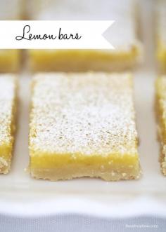 The best lemon bars recipe on I Heart Nap Time I Heart Nap Time | I Heart Nap Time - Easy recipes, DIY crafts, Homemaking