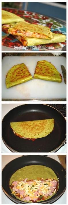 
                    
                        Ham and Cheese Quesadillas Recipe
                    
                