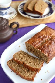 Peanut Butter & Banana Whole Wheat Quick Bread, #Banana, #Bread, #Butter, #Fantastic, #Peanut, #Quick, #Wheat