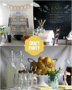 Oh my, can you imagine if we decorated for craft nights!