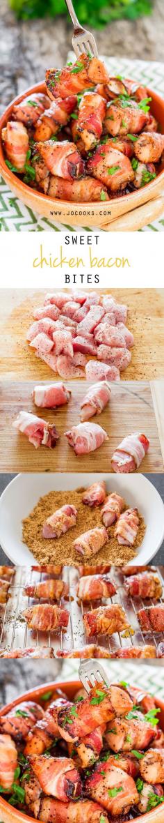 
                    
                        Sweet Chicken Bacon Bites
                    
                