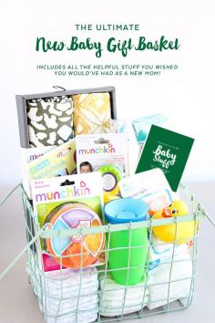
                    
                        the Ultimate New Baby Gift Basket | Has all of the things I wish I had gotten with my first baby!
                    
                