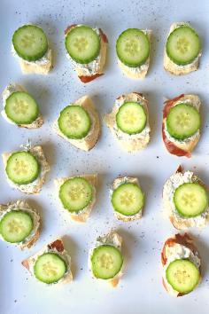 
                    
                        Lemony Cucumber Cream Cheese Bites - perfect for springtime entertaining!
                    
                